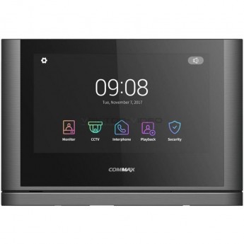 Абонентский монитор COMMAX CDV-704MF Dark Silver Black Smog