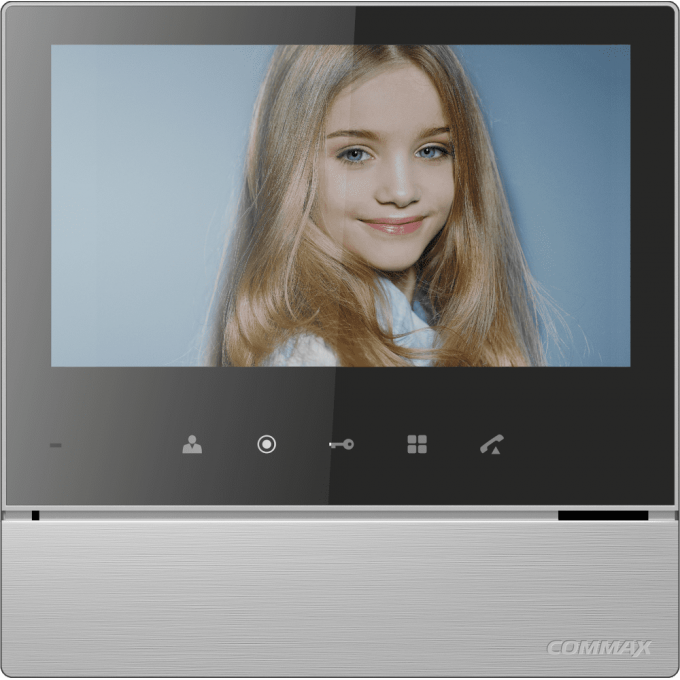 Абонентский монитор COMMAX CDV-70H2 Silver Black Smog CDV-70H2 CEPEBPO Black Smog